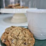 Vegan Chocolate Chip And Oat Cookies
