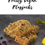fruity vegan flapjack recipe