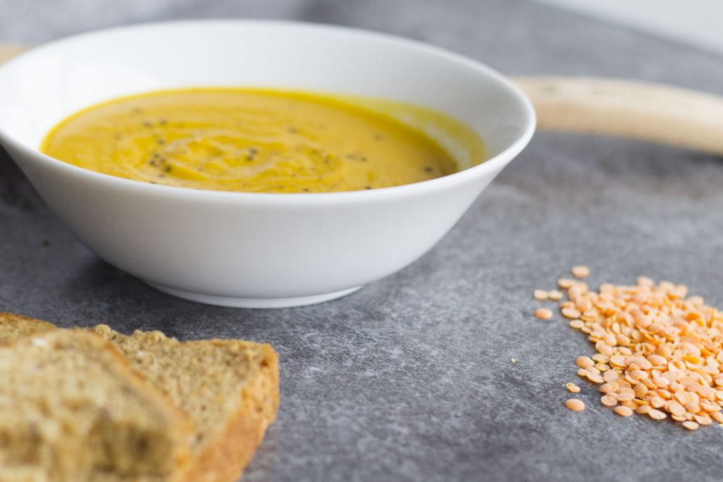 Healthy Spicy Carrot and Lentil Soup Recipe (vegan) 130 Healthy Spicy Carrot and Lentil Soup