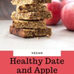 Healthy Vegan Apple Flapjack Recipe With Dates
