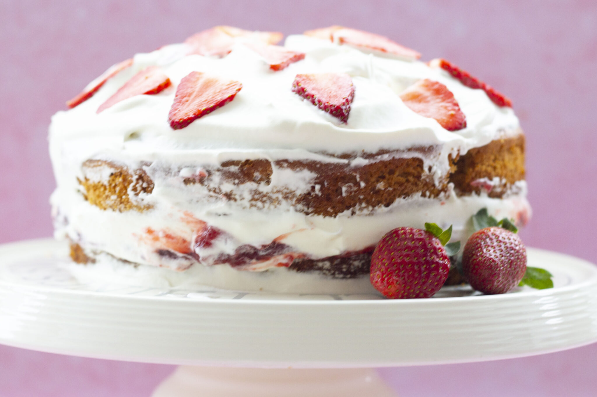 vegan victoria sponge cake