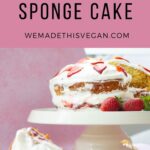 vegan victoria sponge cake