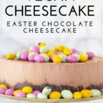 easter vegan chocolate cheesecake recipe