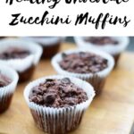healthy chocolate zucchini muffins