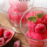 Vegan Raspberry Sorbet