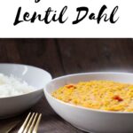 vegan red lentil dahl recipe