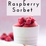 vegan raspberry sorbet recipe