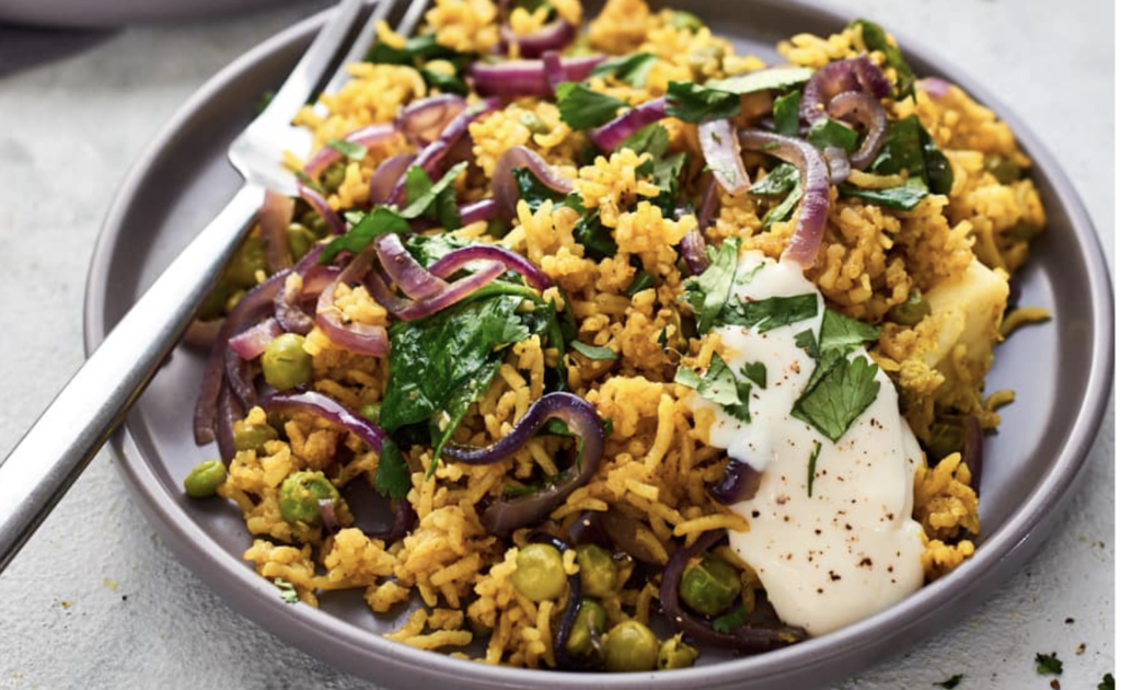 The Best Easy and Healthy Vegan Broccoli Recipes 8 one pot green biryani