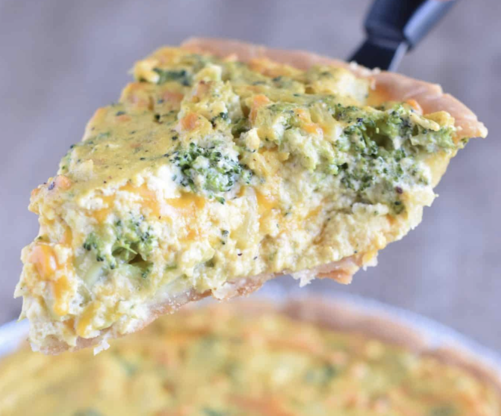 The Best Easy and Healthy Vegan Broccoli Recipes 25 cheesy broccoli vegan quiche