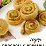 vegan puffed pastry pinwheels