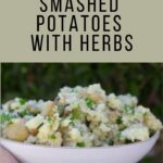 Vegan Smashed Potatoes With Herbs