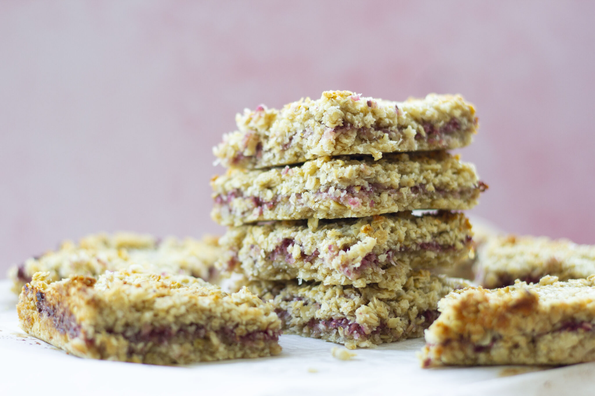 Vegan Raspberry Flapjack Recipe
