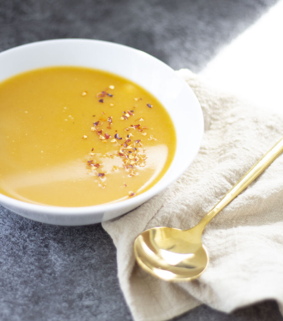 Spicy Butternut Squash and Sweet Potato Soup Recipe 139 Spicy Butternut Squash and Sweet Potato Soup
