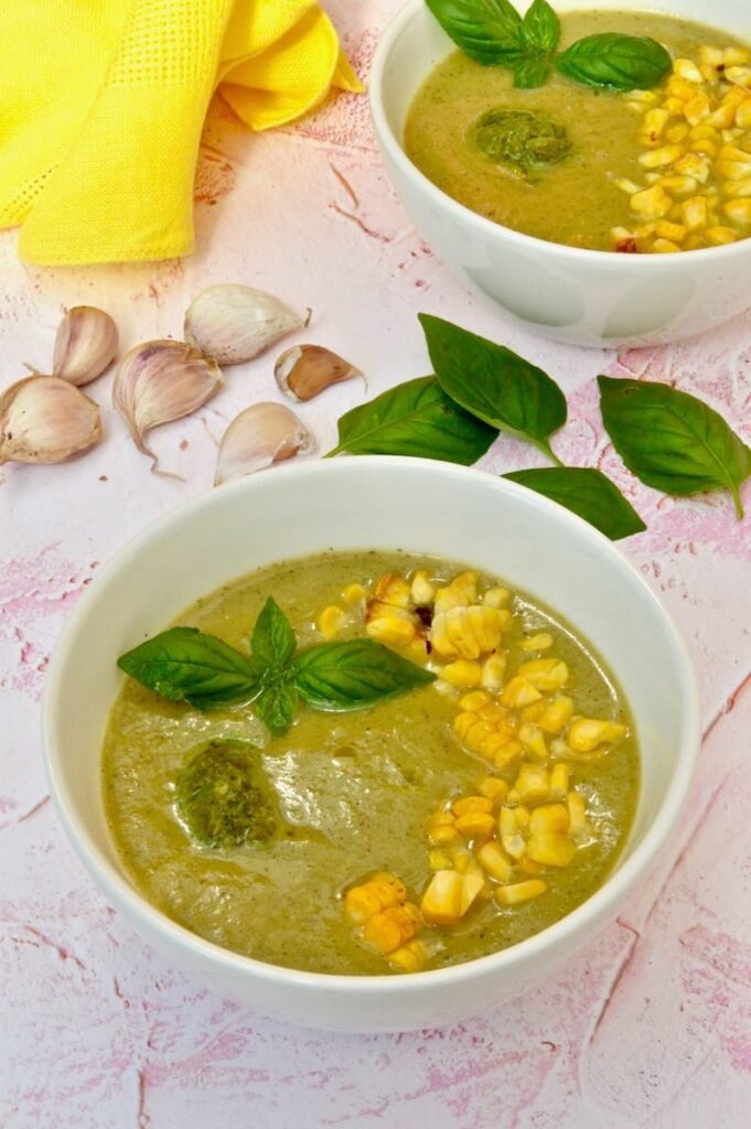 Vegan Recipe Roundup #CookBlogShare Week 40 5 courgette corn soup