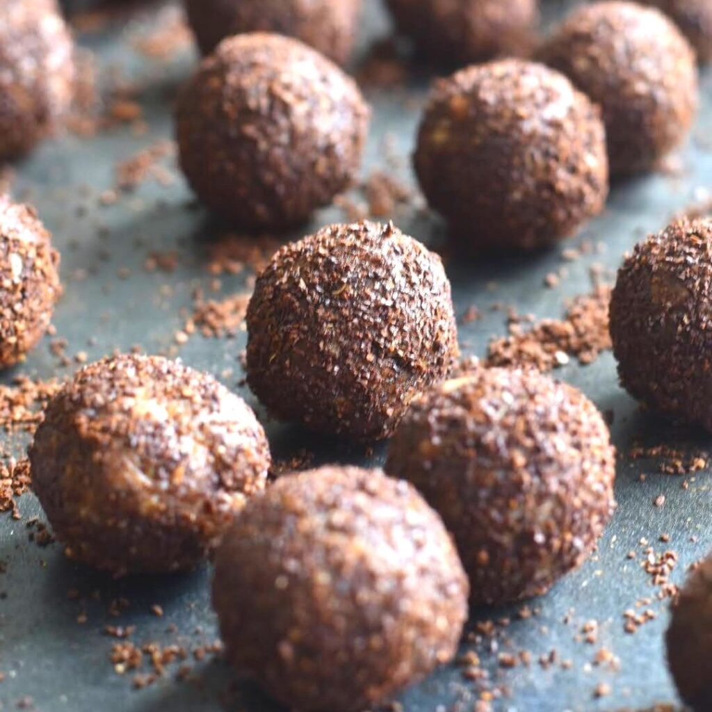 Vegan Recipe Roundup #CookBlogShare Week 40 7 no bake coffee energy bites