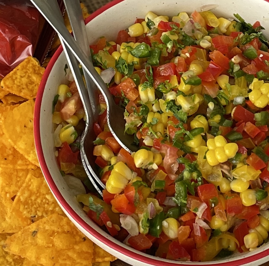 Mexican Corn Salsa With Peppers