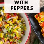 mexican corn salsa with peppers