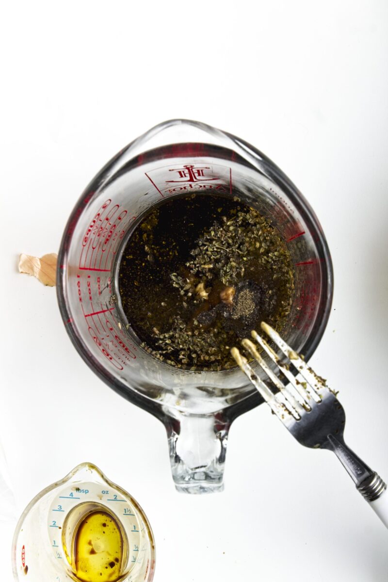 The Best Vegan Portobello Mushroom Burger Recipe 167 marinade in a jug