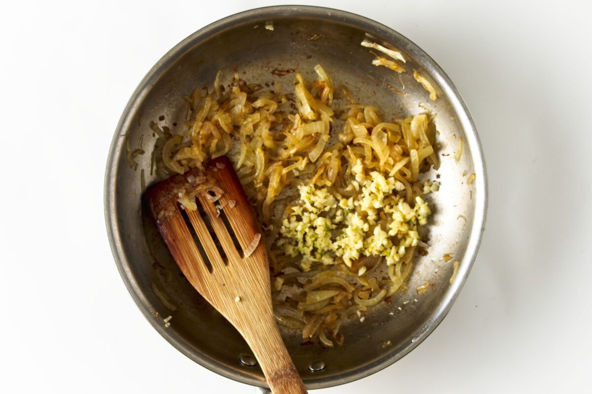 Easy Gluten Free Vegan Caramelized Onion Dip Recipe 264 Gluten Free Vegan Caramelized Onion Dip being made