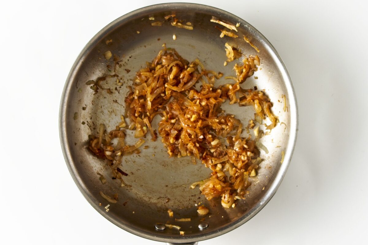 Easy Gluten Free Vegan Caramelized Onion Dip Recipe 265 Gluten Free Vegan Caramelized Onion Dip being made