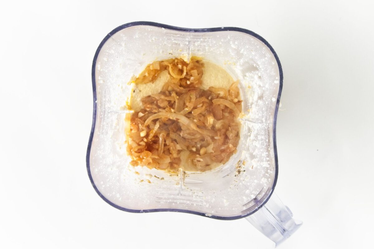 Easy Gluten Free Vegan Caramelized Onion Dip Recipe 268 Gluten Free Vegan Caramelized Onion Dip being made