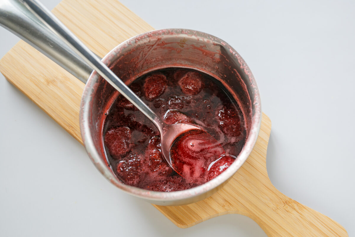 Copycat Starbucks Strawberry Acai Refresher Recipe 176 making strawberry and acai syrup