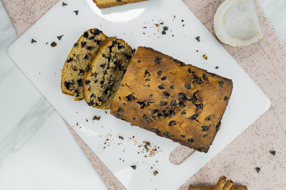 Vegan Chocolate Banana Cake (Chocolate Chip Banana Bread) 192 how to make Vegan Chocolate Banana Cake
