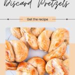 A plate of homemade sourdough discard pretzels is displayed on a beige background, enticing viewers to try the delightful Sourdough Discard Pretzels Recipe.